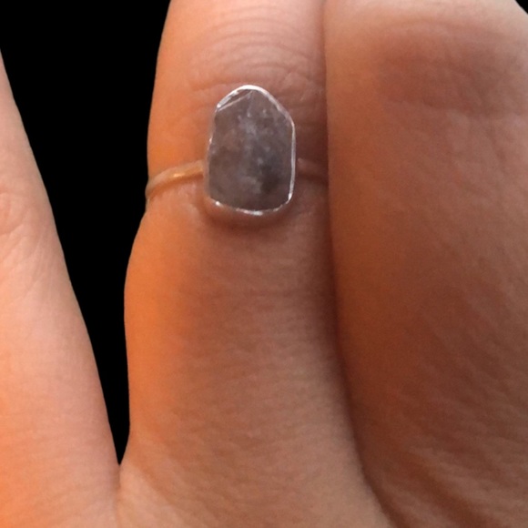 Sterling silver rutilated quartz ring - Picture 3 of 8